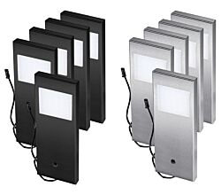 THEBO LED 91 Tadeo 1 in EDELSTAHL oder SCHWARZ / Unterbauleuchten / Oberschrankleuchten