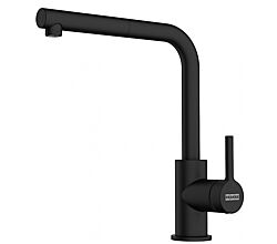 FRANKE Armatur LINA mit L-Zugauslauf in BLACK MATT / Smart