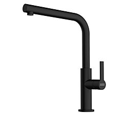 FRANKE Armatur MARIS Slim mit L-Festauslauf in BLACK MATT / Einhebelmischer