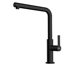 FRANKE Armatur MARIS Slim mit L-Zugauslauf in BLACK MATT / Einhebelmischer