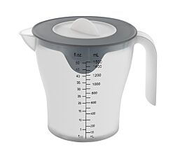METALTEX Rührbecher 1,5 l mit Deckel und Anti-Rutsch-Boden