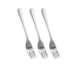 Metaltex 15,0 cm Kuchengabeln 259906010 im 3er Set, Inox