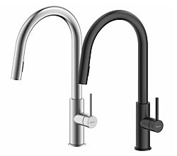 NABER Armatur NAMOR 6 mit schwenkbarem Brauseauslauf / Küchenarmatur / Einhebelmischer
