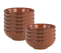 10er SET CreaTable 22514 Nature Collection Mehrzweckschale 16,5 cm TERRA