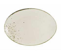CreaTable 20369 Nature Collection Platte oval 35 cm EARTH