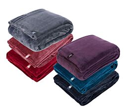 Heat Holders® Thermal Fleece Decke / Wurfdecke, 180 x 200 cm / Kuscheldecke