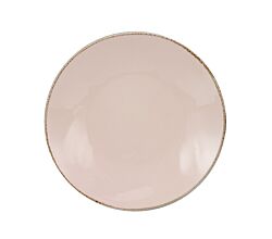 CreaTable 22117 PINK LADY Speiseteller 28 cm, rosé / Teller / Steingut / Essteller