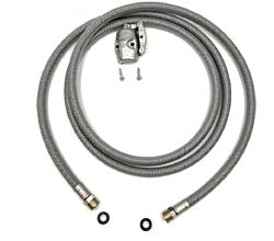 FRANKE 133.0062.362 Brauseschlauch 2000 mm mit Gewicht für Armatur ACTIVE WINDOW Vorfenster Zugauslauf Chrom / Ersatzteil