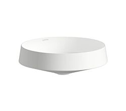 LAUFEN Waschtisch-Schale / Waschbecken NIB 360x360 rund weiß ohne ohne Hahnloch OHNE Überlauf, H512NI20001121