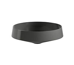 LAUFEN Waschtisch-Schale / Waschbecken NIB 360x360 rund Dark Iron ohne Hahnloch OHNE Überlauf, H512NI20191121
