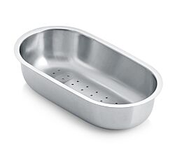 PYRAMIS 100055001 Restebeckeneinsatz aus Edelstahl für TITAN-Serie / Resteschale / Einsatz