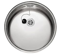 REGINOX Edelstahlspüle R18 390 OSK mit Stopfenventil ab Schrankbreite 45 cm / Einbau / Auflage