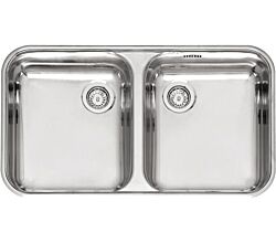 REGINOX Spüle L18 (L) 35D40 KGOKG Edelstahl poliert / Doppelbecken
