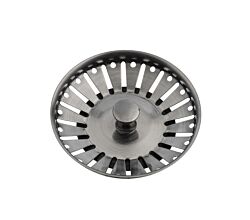 Reginox 3,5 Zoll Siebkorb R30608 GUN METAL für Spüle MIAMI / Ersatzteil