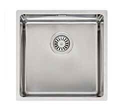 REGINOX R32848 Houston 40x40 Edelstahlspüle ab Schrankbreite 50 cm / Flächenbündig / Flacheinbau / Unterbau