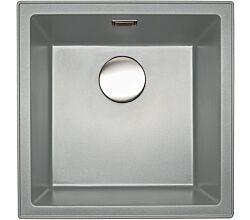 Reginox Spüle PARIS 40 mit Druckknopfexcenter Edelstahl / Ausschnitt: 446 x 446 mm / Regi Granite