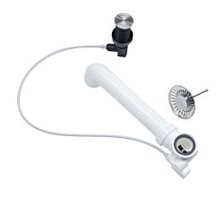 Reginox R37874 Druckknopfexzenter Comfort gebürstet für Spülen mit Integralablauf / M1784