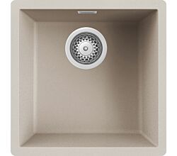REGINOX R40942 Regi Granite Spüle VERONA 40 in Champagne ab Schrankbreite 45 cm / Auflagespüle / Unterbau