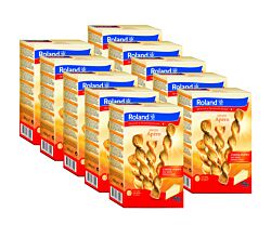 10er SET Roland Swiss Apéro Käse-Mohn 100 g / Gebäckstangen