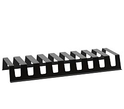 Aluments Quader-Rack Tellerboard 60 cm in SCHWARZ / Regalsystem / Modulregal
