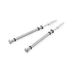 Tablarträger AKRO Edelstahl matt - mit Dübel / Tradur / Regalkonsole / Wandregale / Wandbefestigung für Regalböden
