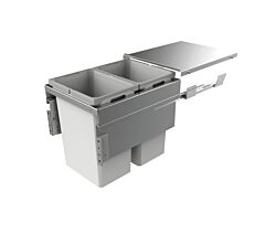 NABER 8012381 Abfallsammler COX CLAN 490/450-2 mit 59 Liter Volumen / für 45 cm Schrankbreite