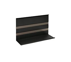 Linero MosaiQ Universalablage H 200 mm ohne Rahmen schwarz matt / Relingsystem / Kesseböhmer