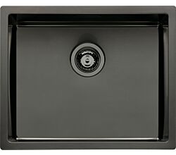 NABER 1015031 LUSSO 2 Einbauspüle, graphitfarbig, PVD-Beschichtung, ab 60 cm Schrankbreite / Spüle / Einzelbecken