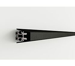 Naber 8041215 transFORM Profil Länge 1200 mm für Relingsystem, schwarz matt