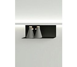 Naber 8041220 transFORM Ablage 1 für Relingsystem, schwarz matt