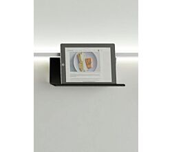 Naber 8041222 transFORM Ablage 3 für Relingsystem, schwarz matt
