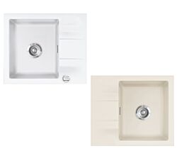 Systemceram KeraDomo Spüle GENEA 60 / Einbauspüle / Auflagespüle