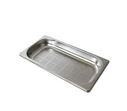 SYSTEMCERAM Gastrobehälter 0836 aus Edelstahl gelocht / Gastro-Zubehör / Abtropfschale