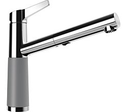 SCHOCK Armatur SC-510 mit Zugauslauf / CRISTALITE® Basic Line / Einhebelmischer