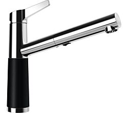 SCHOCK Armatur SC-510 mit Zugauslauf / CRISTADUR® / Einhebelmischer