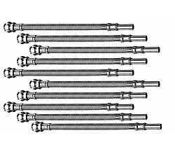 10er SET SCHELL 102040630 flexibler Anschlussschlauch 300 mm DN 8 - Clean-Fix S / Armaturenanschluss / Flexschlauch / Kupferrohrspirale