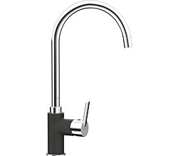 SCHOCK Armatur SIMI mit extra hohem schwenkbarem Festauslauf / Einhebelmischer / CRISTALITE PLUS® - Farben