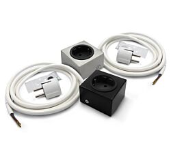 THEBO Schukosteckdose ST 3080 ST/1 in EDELSTAHL oder SCHWARZ / THEBO Licht / Steckdose / Schukostecker