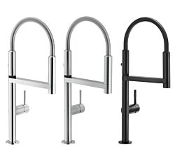 Systemceram Armatur MOVE in Chrom und Edelstahlfinish