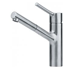 FRANKE TAROS NEO Edelstahl 304 mit Zugauslauf / Einhebelmischer