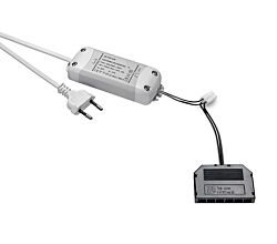 LED Netzteil 20 Watt mit Anschluß für Hauptschalter und 6-Fach LED Verteiler / Netzteil / Trafo / LED Trafo
