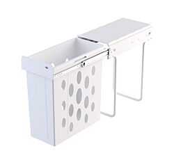WESCO Traditionline Laundry 545 S/300-1, weiß mit Vollauszug ab 30 cm Schrankbreite