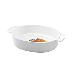 CreaTable Auflaufform oval 37 cm TRUE SCALE aus Steinzeug / Auflaufformen / Backofenform / Ofenform
