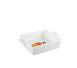 CreaTable Auflaufform quadratisch 24 cm TRUE SCALE aus Steinzeug / Auflaufformen / Backofenform / Ofenform