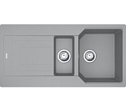 Franke Spüle URBAN UBG 651 Fragranit inkl. Abtropfbecken / Ausschnittmaß 980 x 480 mm / Granitspüle