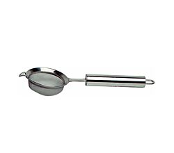 Teesieb Ø 7,5 cm mit Hohlgriff aus Edelstahl / Tee - Sieb / Teebereiter