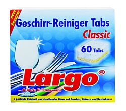 Largo Geschirr Reinigertabs Classic 60 Tabs à 18 g (1080 g) / Geschirrspülmaschinentabs / Spültabs / Spülmaschinentabs