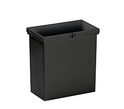 WESCO 8011773 Ersatzeimer anthrazit 11 Liter Volumen, Doppelbügel aus Kunststoff / Eimer