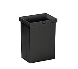 WESCO 8011612 Ersatzeimer anthrazit 8 Liter Volumen, Doppelbügel aus Kunststoff / Eimer
