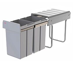 WESCO Traditionline DOUBLE-BOY 410 X / 300-2, alugrau ab 30 cm Schrankbreite